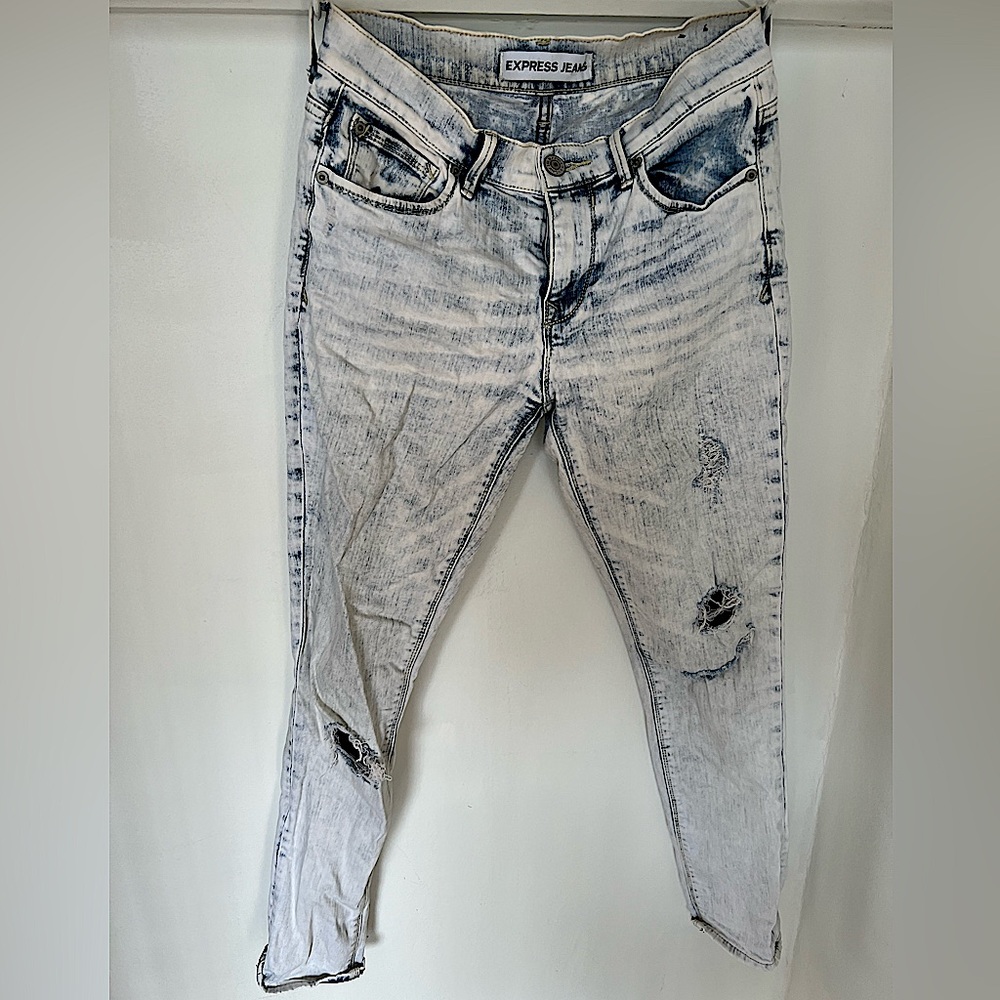 Express mid rise legging Jean - sz 4